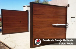 Tipos de puertas de garaje batientes 