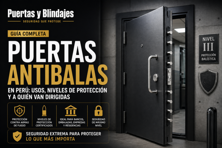 Puertas Antibalas em Perú